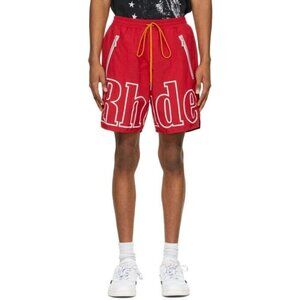 RH Logo Shorts by Rhude Size XS Mens Red NWOT